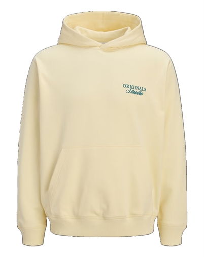 Jack&Jones - JORNorrebro Typo Back Sweat Hoodie - Pastel Yellow 